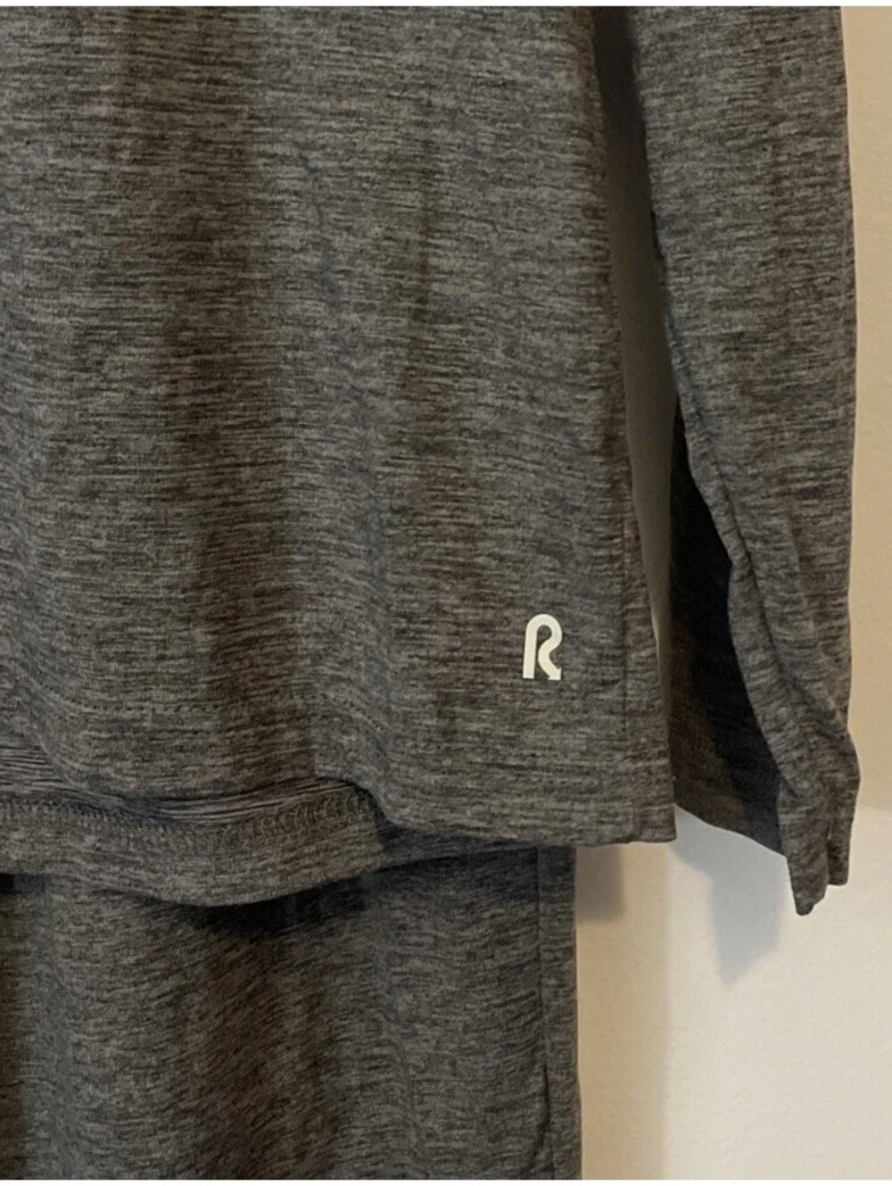 Right Of Way Mens Large Gray Long-Sleeved Lounge Shirt & Jogger Pant Set! A5229